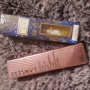 Lawless Forget the Filler Lip plumping and line smoothing gloss& Winky Lux oil